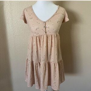 Jessica Simpson Striped Pink Dress